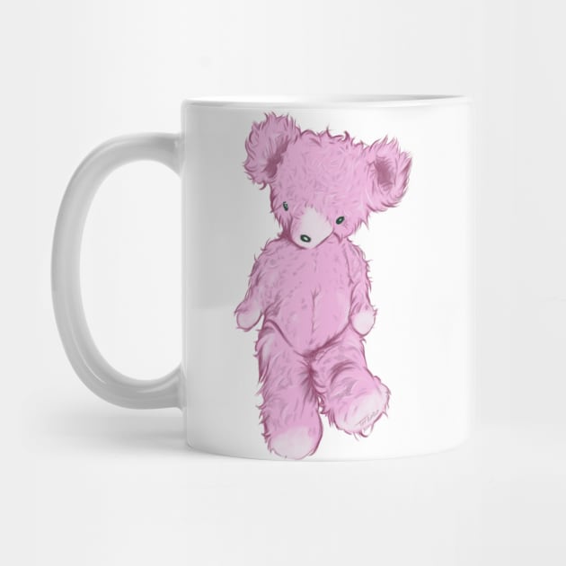 Pink Teddy Bear by So Red The Poppy